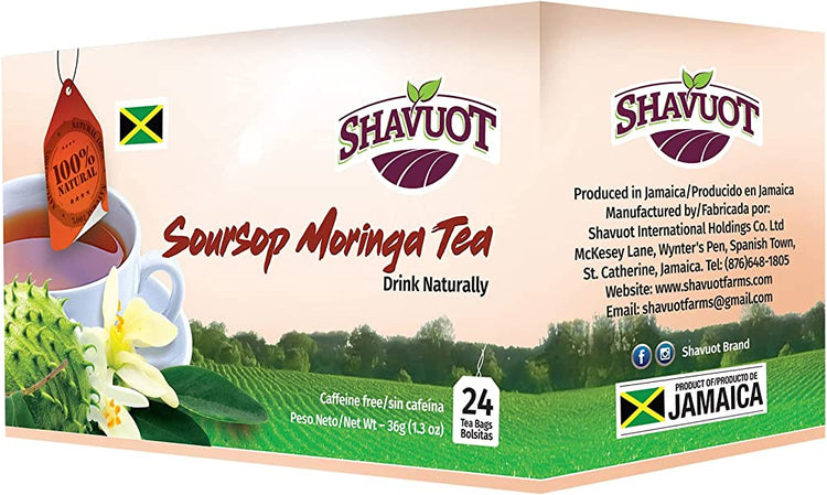 Shavuot Soursop Moringa Tea 36g