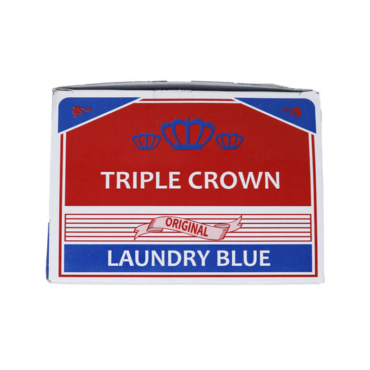 Triple Blue Crown Set Of 3 Cubes