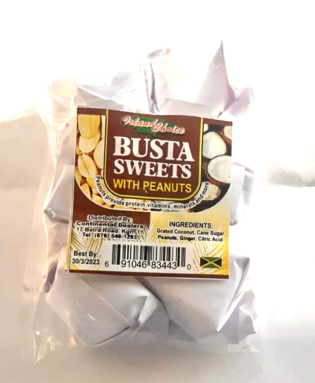Island Choice Busta Sweet With Peanut Candy Sets Of 3