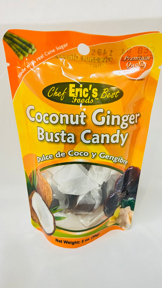 Chef Eric's Coconut Ginger Busta Candy 2oz